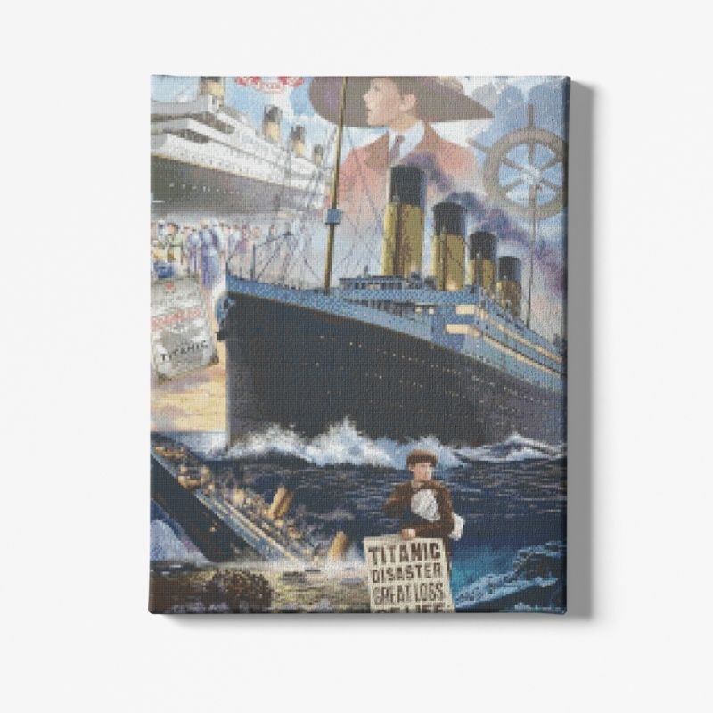 Kit Broderie Diamant Bateau Titanic