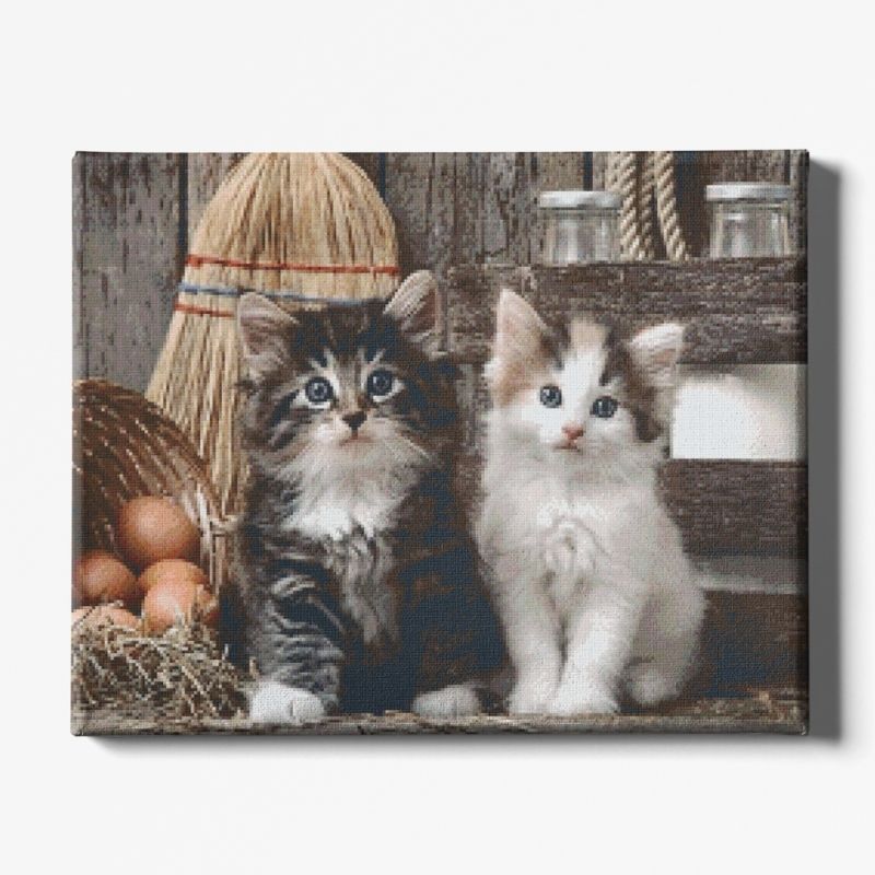 Kit Broderie Diamant Chatons à la Ferme - Brodeuse De Diamant