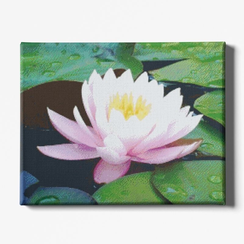 Kit Broderie Diamant Fleur de Lotus - Brodeuse De Diamant