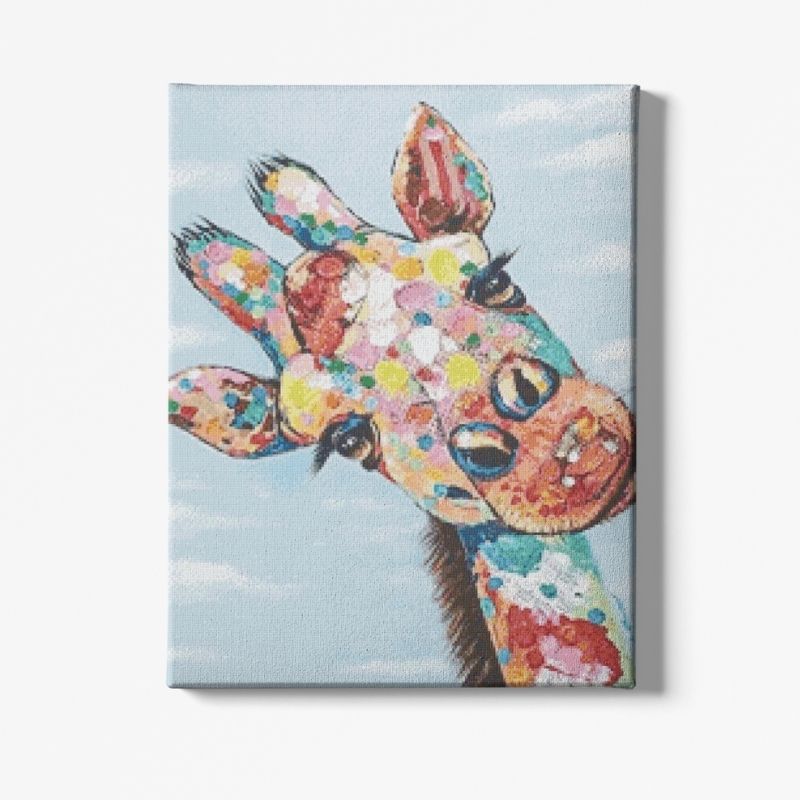 Kit Broderie Diamant Girafe Artiste - Brodeuse De Diamant