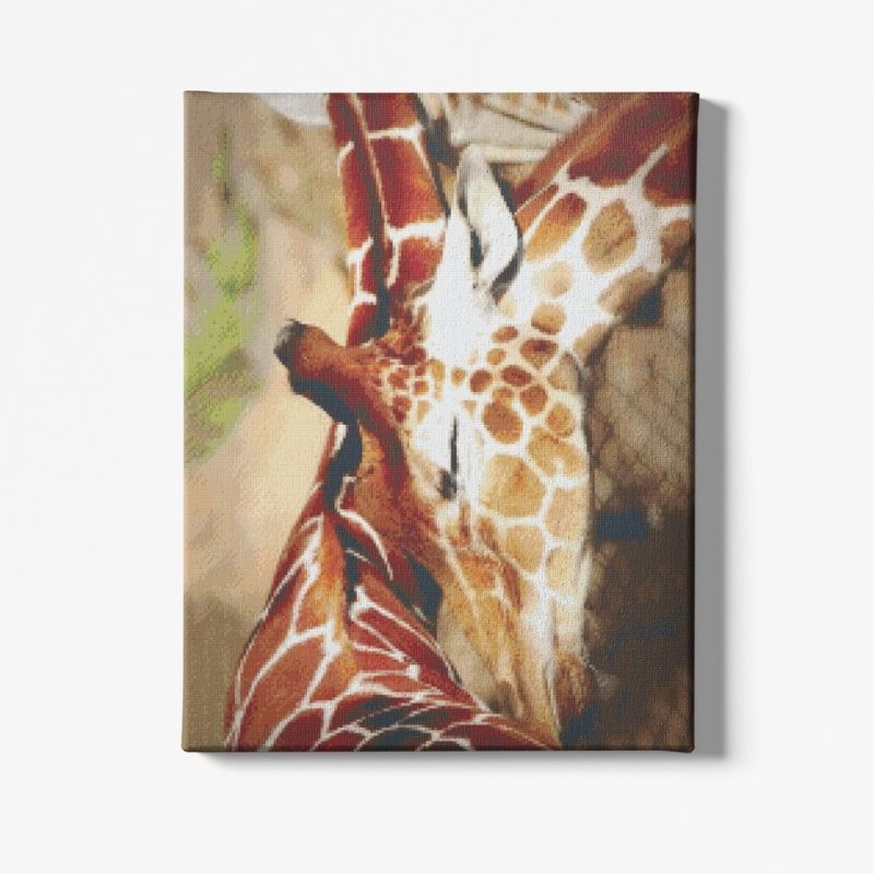 Kit Broderie Diamant Girafe Calin - Brodeuse De Diamant