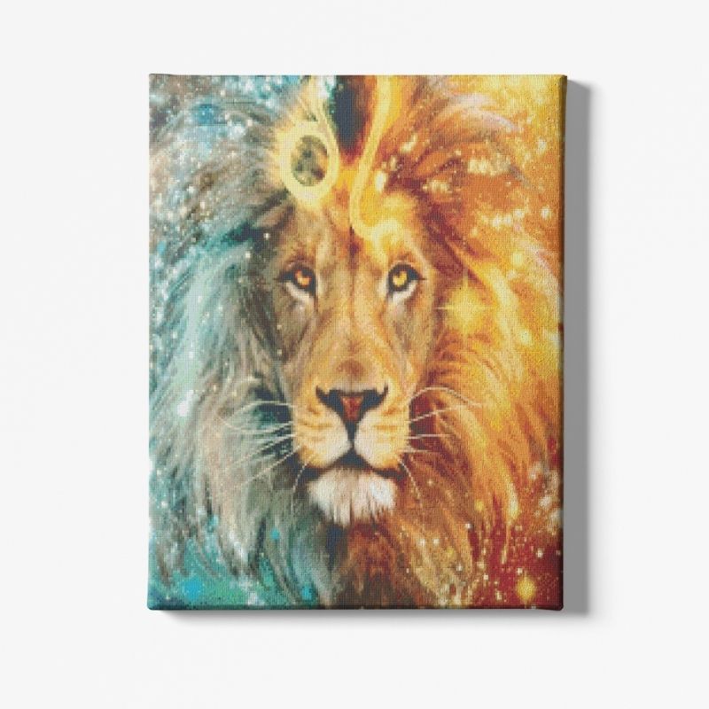 Kit Broderie Diamant Lion Horoscope - Brodeuse De Diamant