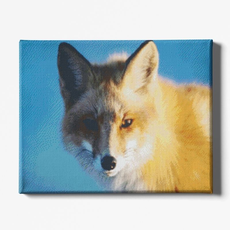 Kit Broderie Diamant Tête de Renard