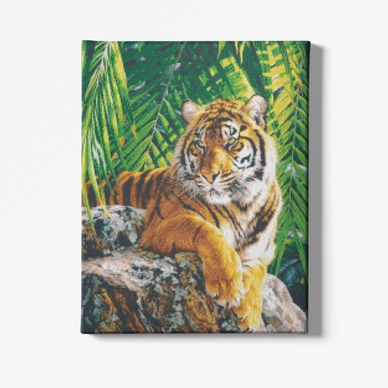 Kit Broderie Diamant Tigre - Brodeuse De Diamant