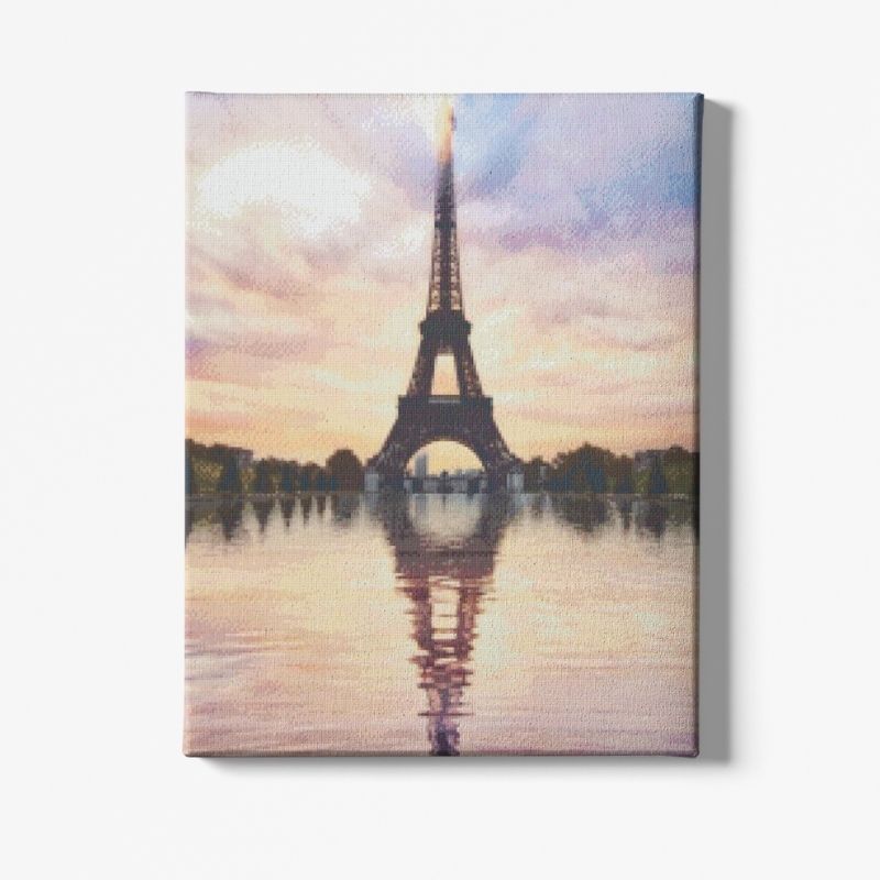 Kit Broderie Diamant Paysage Tour Eiffel - Brodeuse De Diamant