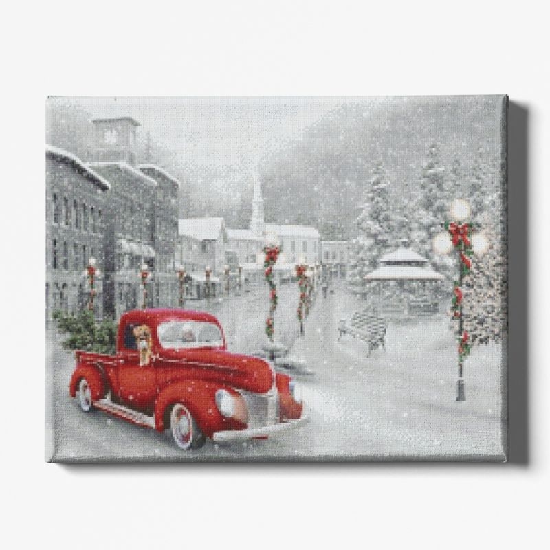 Kit Broderie Diamant Voiture Noël