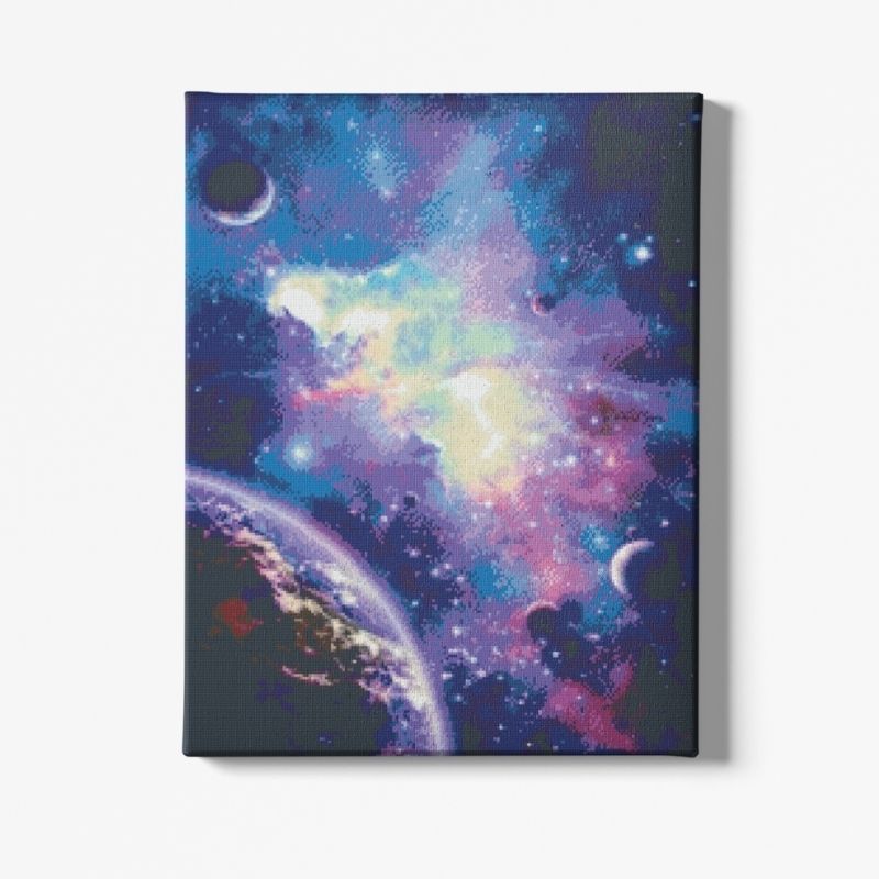 Kit Broderie Diamant Paysage Espace