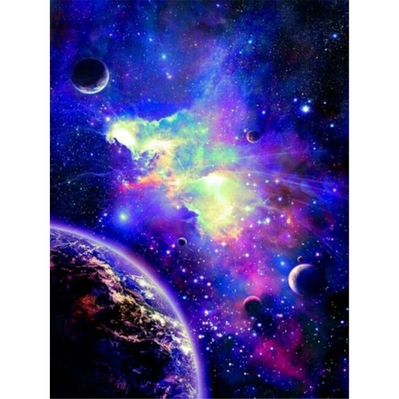 Kit Broderie Diamant Paysage Espace