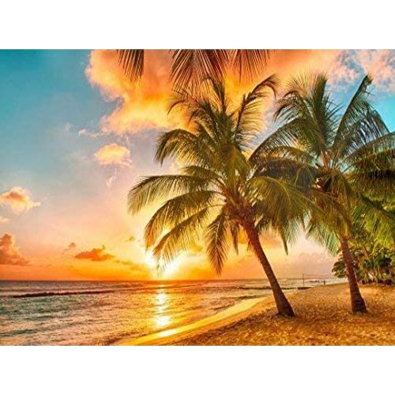 Kit Broderie Diamant Paysage Bahamas - Brodeuse De Diamant