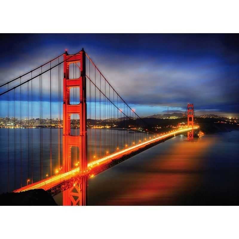 Kit Broderie Diamant Paysage Pont San Francisco - Brodeuse De Diamant