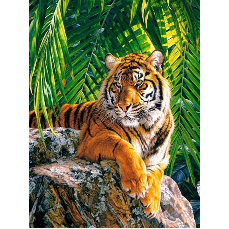 Kit Broderie Diamant Tigre - Brodeuse De Diamant