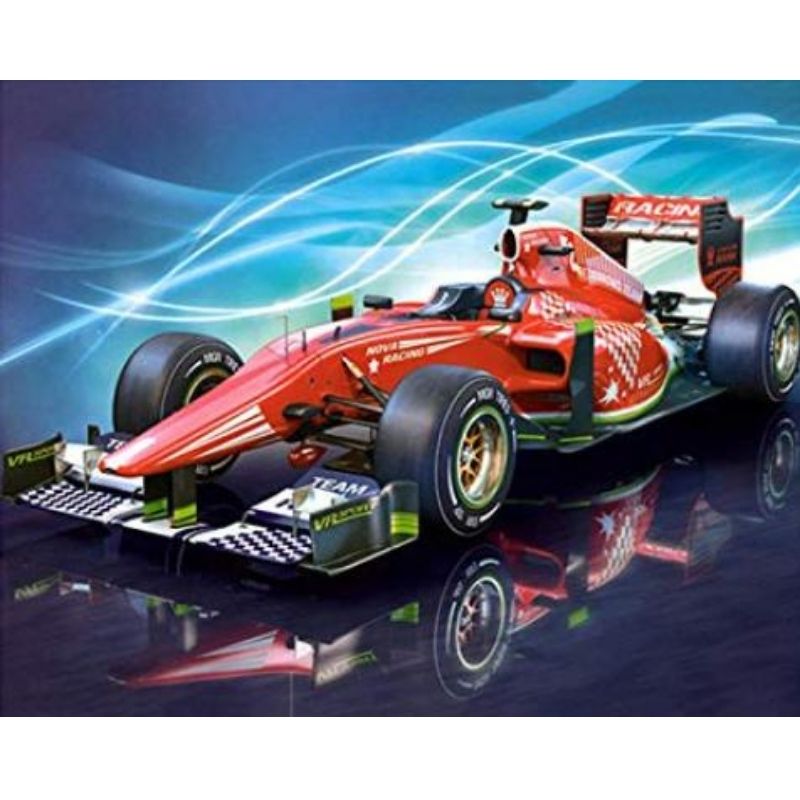 Kit Broderie Diamant Voiture Formule 1 - Brodeuse De Diamant