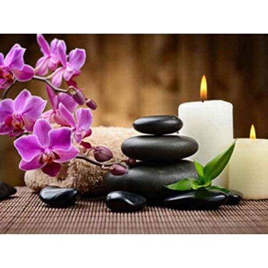 Kit Broderie Diamant Zen Orchidée - Brodeuse De Diamant