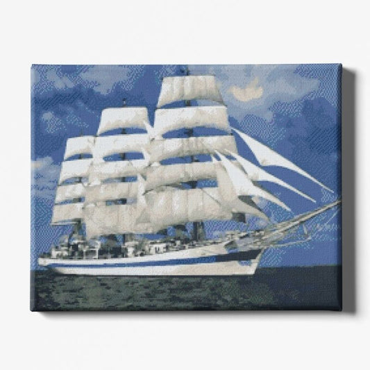 Kit Broderie Diamant Bateau à Voile