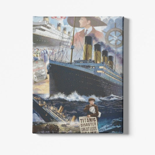 Kit Broderie Diamant Bateau Titanic