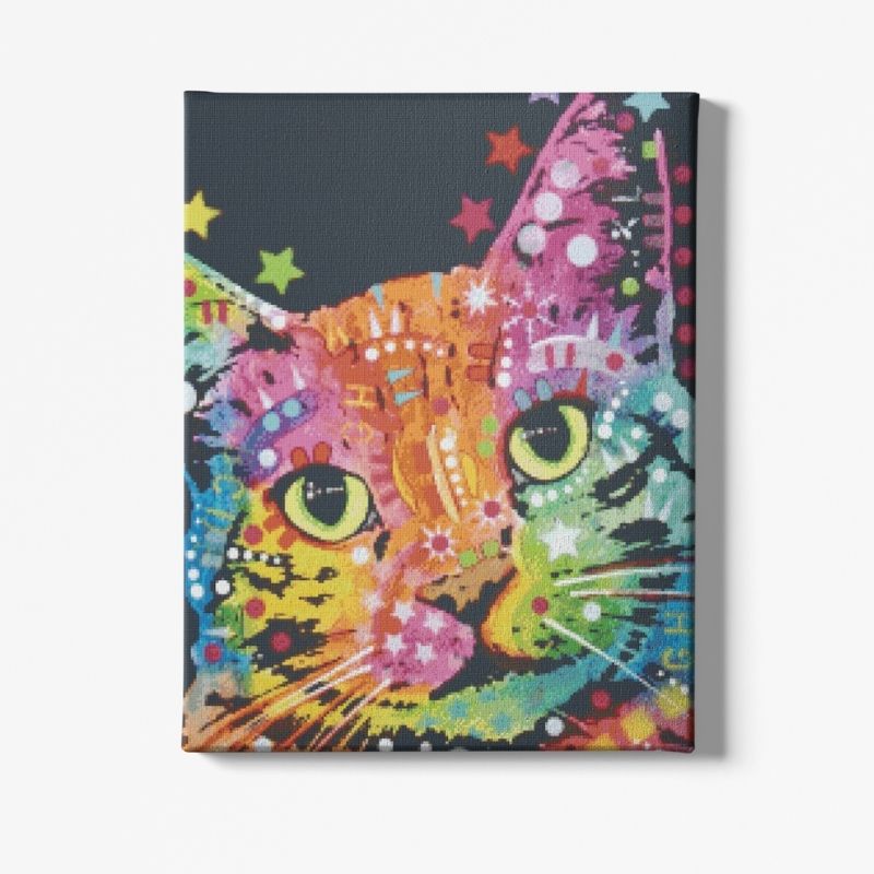 Kit Broderie Diamant Chat Pop Art - Brodeuse De Diamant