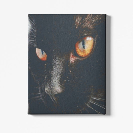 Kit Broderie Diamant Portrait Chat - Brodeuse De Diamant