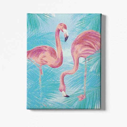 Kit Broderie Diamant Flamant Rose Flamingo