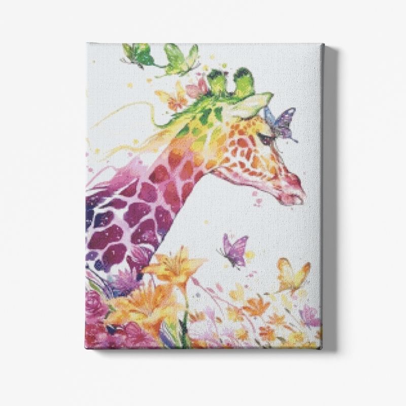 Kit Broderie Diamant Girafe Multicolore - Brodeuse De Diamant