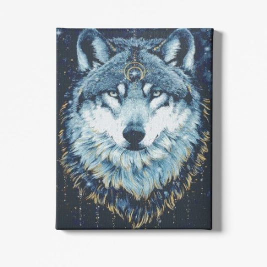 Kit Broderie Diamant Loup Magique - Brodeuse De Diamant