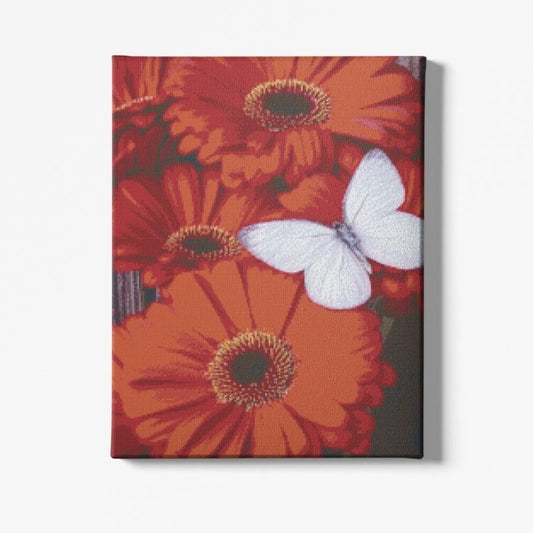 Kit Broderie Diamant Marguerite et Papillon