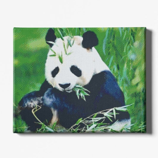 Kit Broderie Diamant Panda Bambou