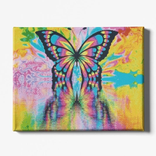 Kit Broderie Diamant Papillon Multicolore - Brodeuse De Diamant