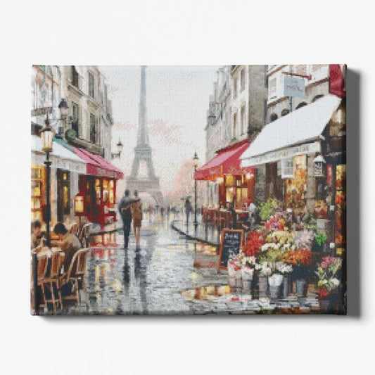 Kit Broderie Diamant Paysage Parisien - Brodeuse De Diamant
