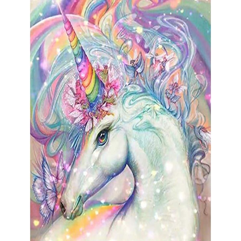 Kit Broderie Diamant Licorne Arc-en-ciel - Brodeuse De Diamant