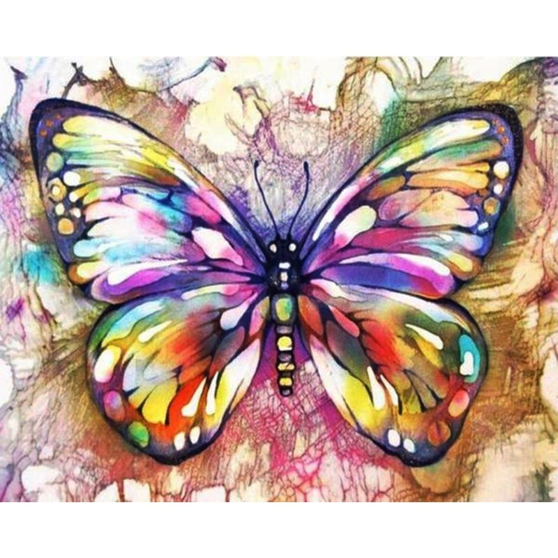 Kit Broderie Diamant Papillon Artiste - Brodeuse De Diamant